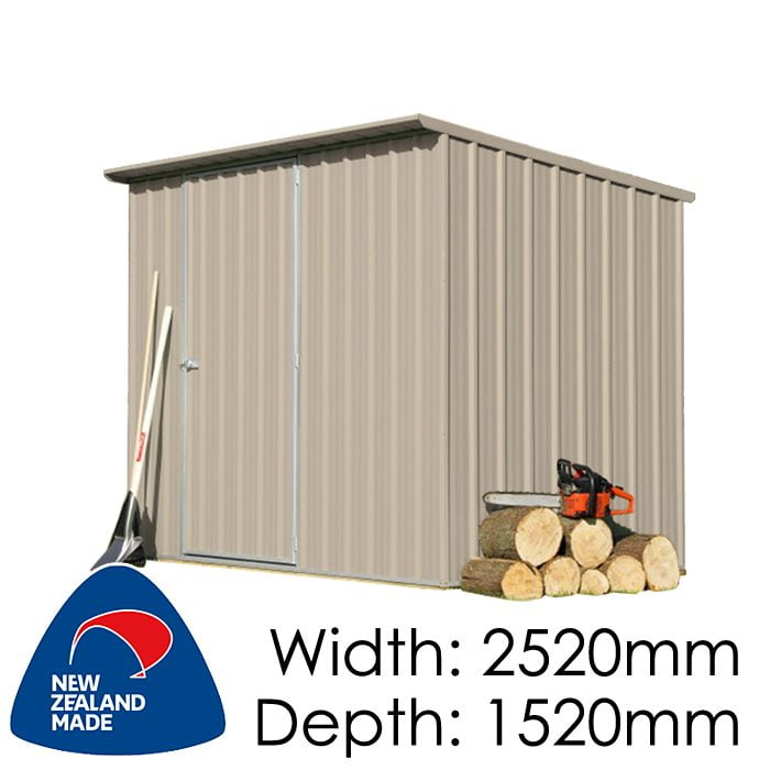 SmartStore Lean-to SM2515 2520x1520 Lichen Shed available at Gubba Garden Shed