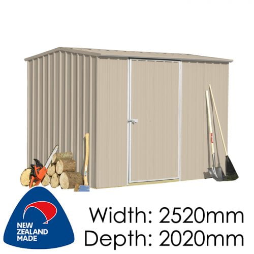 SmartStore Gable SM2520 2520x2020 Lichen Shed available at Gubba Garden Shed