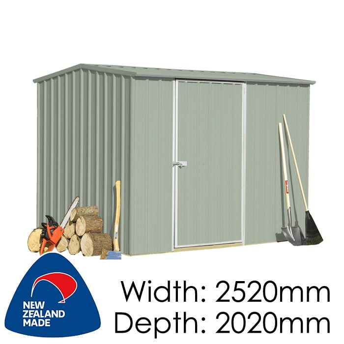SmartStore Gable SM2520 2520x2020 Mist Green available at Gubba Garden Shed