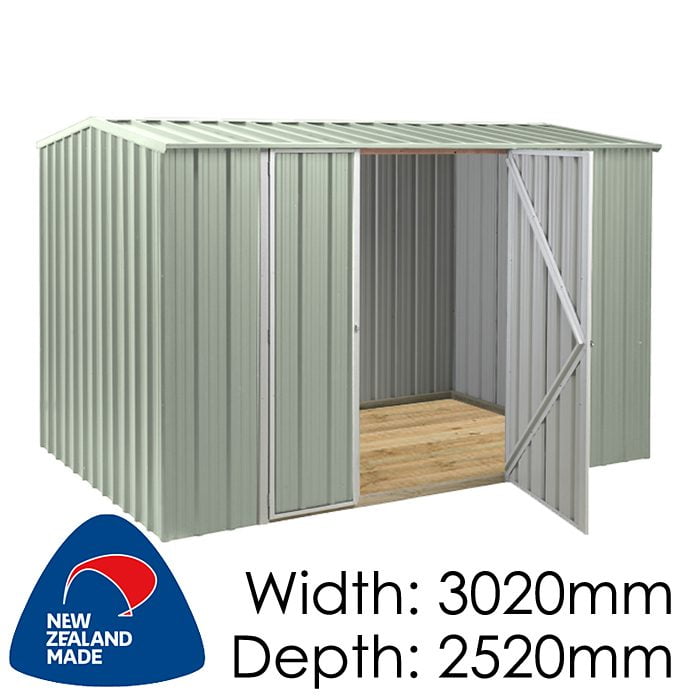 SmartStore Gable SM3025 3020x2520 Mist Green Shed available at Gubba Garden Shed