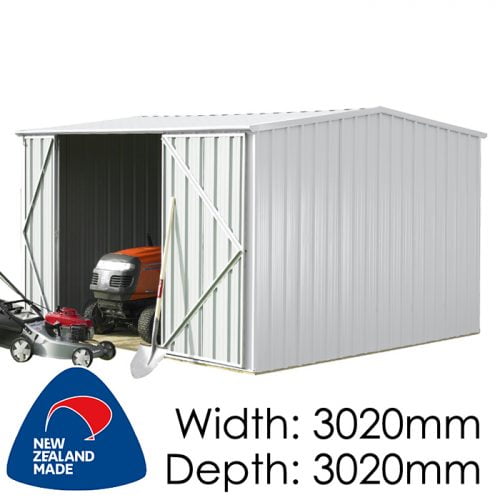 SmartStore Gable SM3030 3020X3020 Zincalume Shed available at Gubba Garden Shed