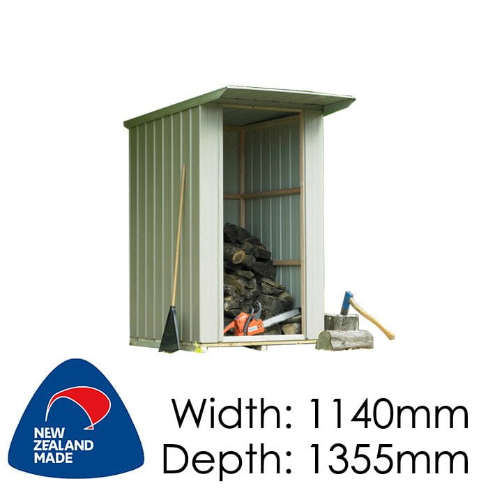 Duratuf Fortress WS 50 1140x1355 Woodshed available at Gubba Garden Shed