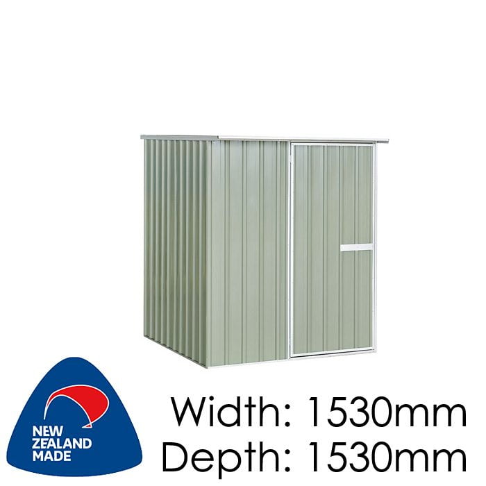 Galvo GVO1515 1530x1530 “Hazy Grey” Garden Shed available at Gubba Garden Shed