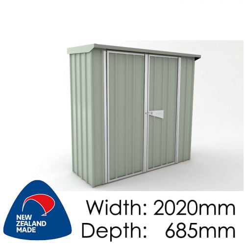 SmartStore Skillion SM2007 2020x685 Mistgreen available at Gubba Garden Shed