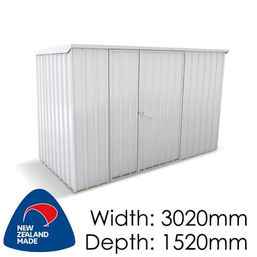 SmartStore Lean-to SM3015 3020x1520 Zincalume Shed available at Gubba Garden Shed