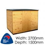 Pinehaven 2700x1500 Richmond Timber Garden Shed available at Gubba Garden Shed