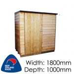 Pinehaven 1800x1000 Ruahine Timber Garden Shed