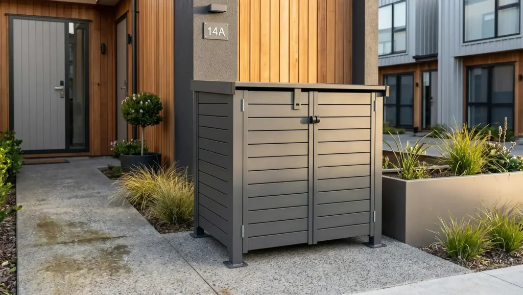 Wheelie bin rubbish bin covers outdoor