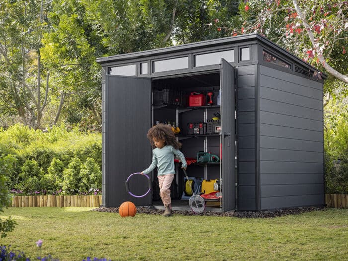 Keter Cortina 9x7 Outdoor Storage Shed - Image 4