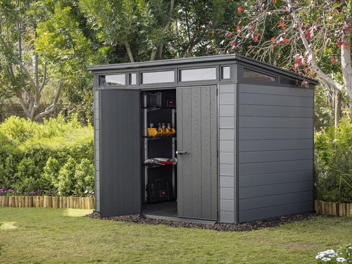 Keter Cortina 9x7 Outdoor Storage Shed - Image 5