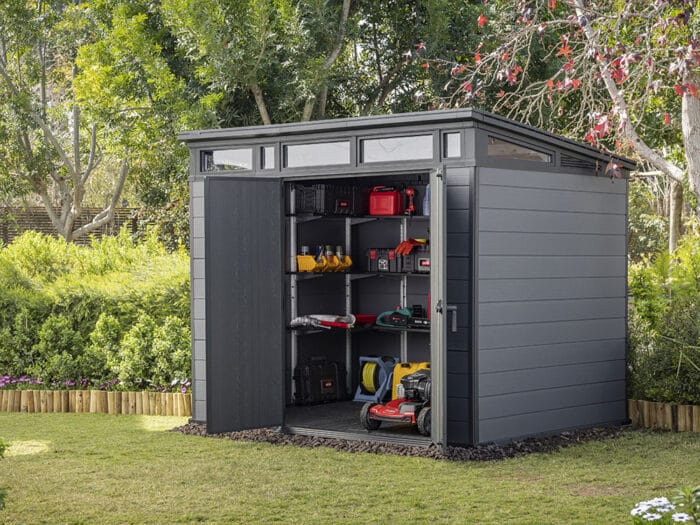 Keter Cortina 9x7 Outdoor Storage Shed - Image 2