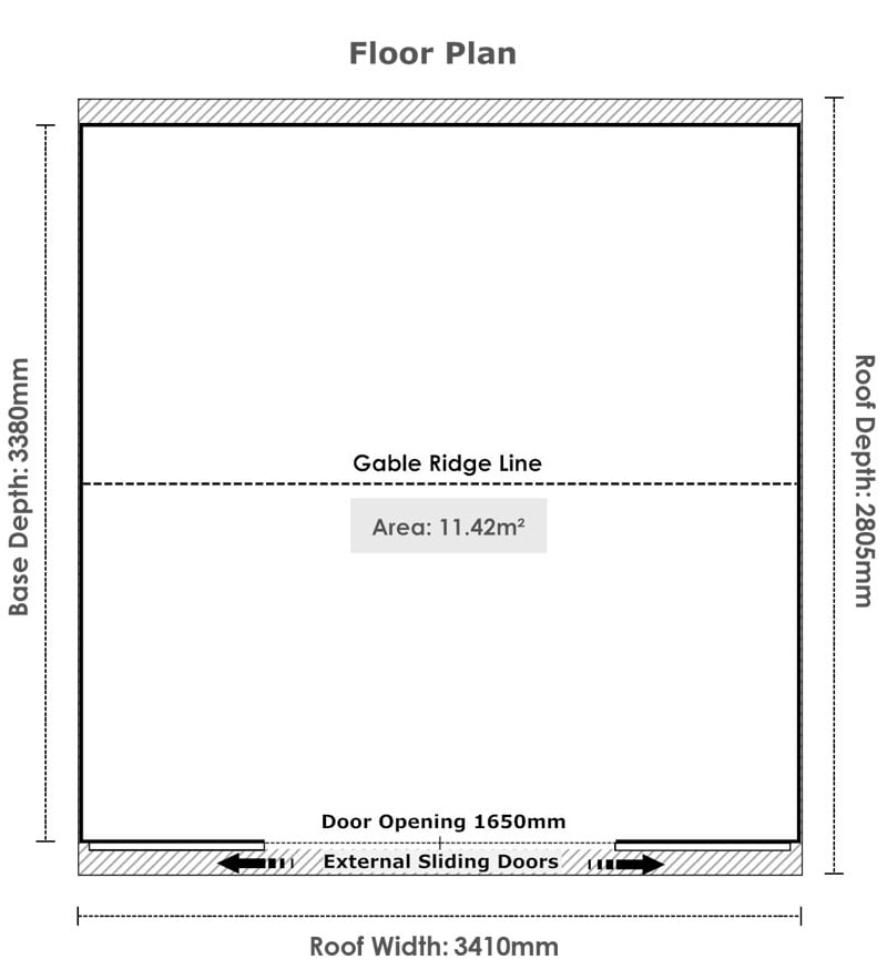 duratuf kiwi mk3b garden shed - garden sheds nz