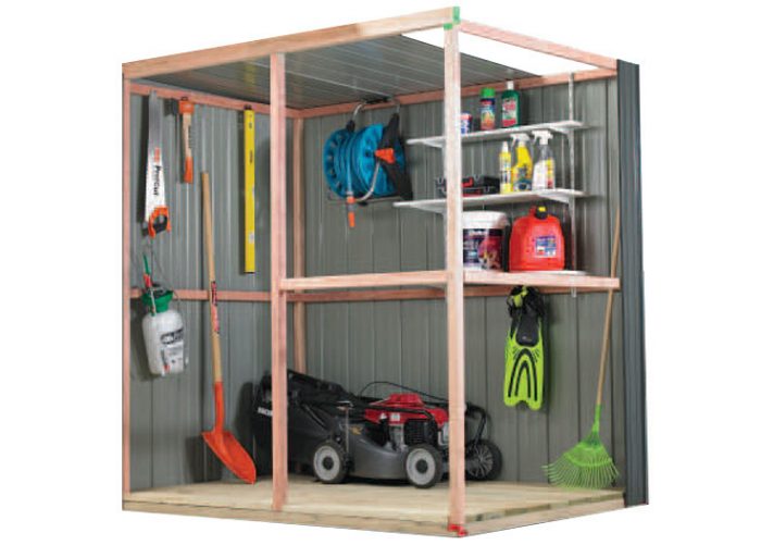 Duratuf Kiwi Shed Skillion 3.4x0.9 Double Sliding Doors - Image 2