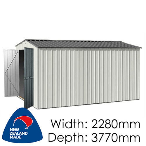 Garden Master GGM3823EE 2280x3770 – Special End Entry Garden Shed available at Gubba Garden Shed