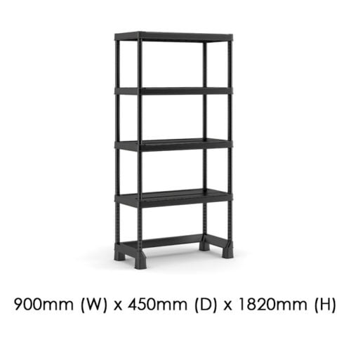Keter 900x450 Open Base Shelving Midi available at Gubba Garden Shed