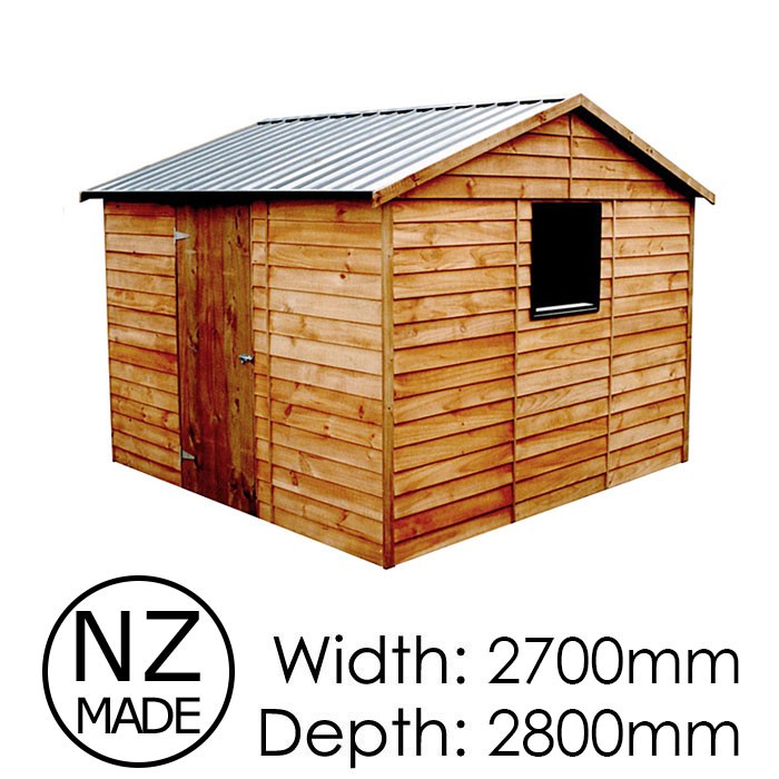 Pinehaven 2700x2800 Dunstan Timber Garden Shed available at Gubba Garden Shed