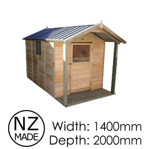 Pinehaven 1400x2000 KK2 Kids Cubby Verandah available at Gubba Garden Shed