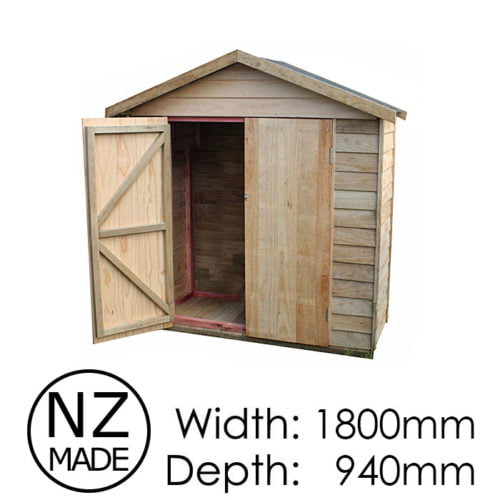 Pinehaven 1800x940 Pakatoa Timber Garden Shed available at Gubba Garden Shed