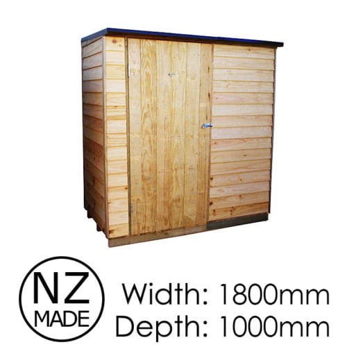 Pinehaven 1800x1000 Ruahine Timber Garden Shed available at Gubba Garden Shed