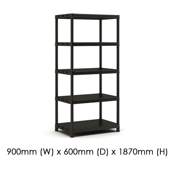 Keter 900x600 Plus Shelf XL/5 available at Gubba Garden Shed