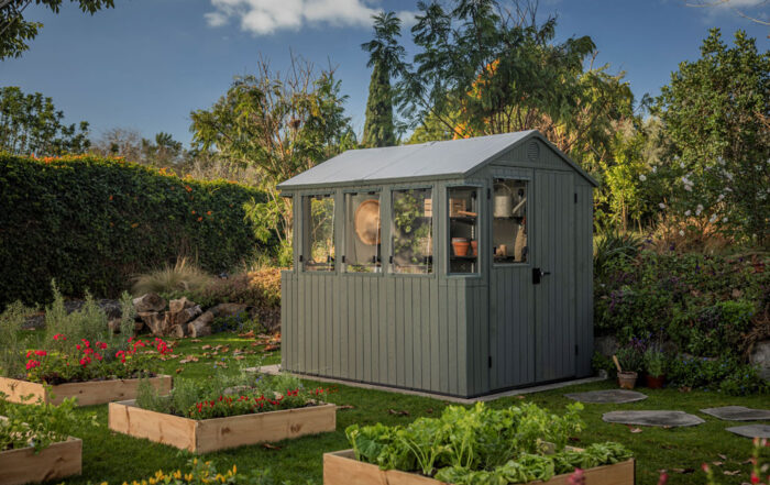 Keter Potting Shed 6x8 - Green - Image 2