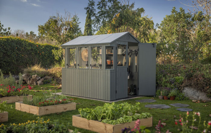 Keter Potting Shed 6x8 - Green - Image 4