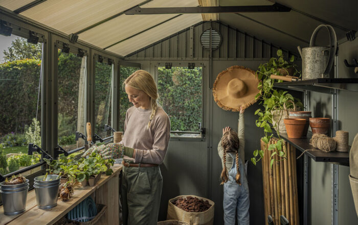 Keter Potting Shed 6x8 - Green - Image 8