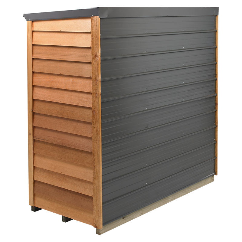 cedar cambridge locker timber garden shed - garden sheds nz