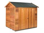 Cedar 2400x1890 Astor Timber Garden Shed available at Gubba Garden Shed