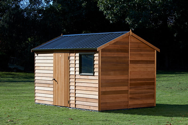 cedar bentley timber garden shed - garden sheds nz