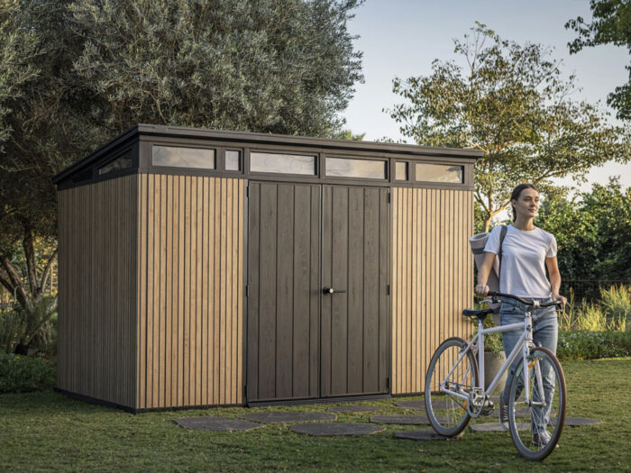 Keter Venetian 11x7 Outdoor Storage Shed - Image 7