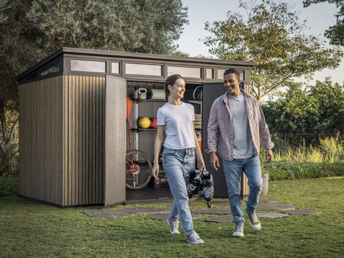 Keter Venetian 11x7 Outdoor Storage Shed - Image 6