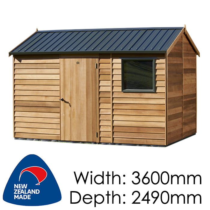 cedar bentley timber garden shed - garden sheds nz