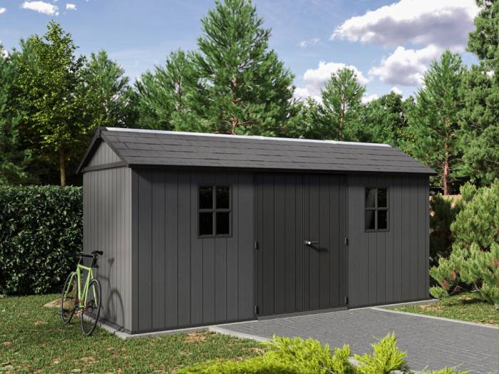 Keter Newton Plus 7515 Outdoor Storage Shed - Image 3