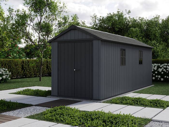 Keter Newton Plus 1775 Outdoor Storage Shed - Image 3
