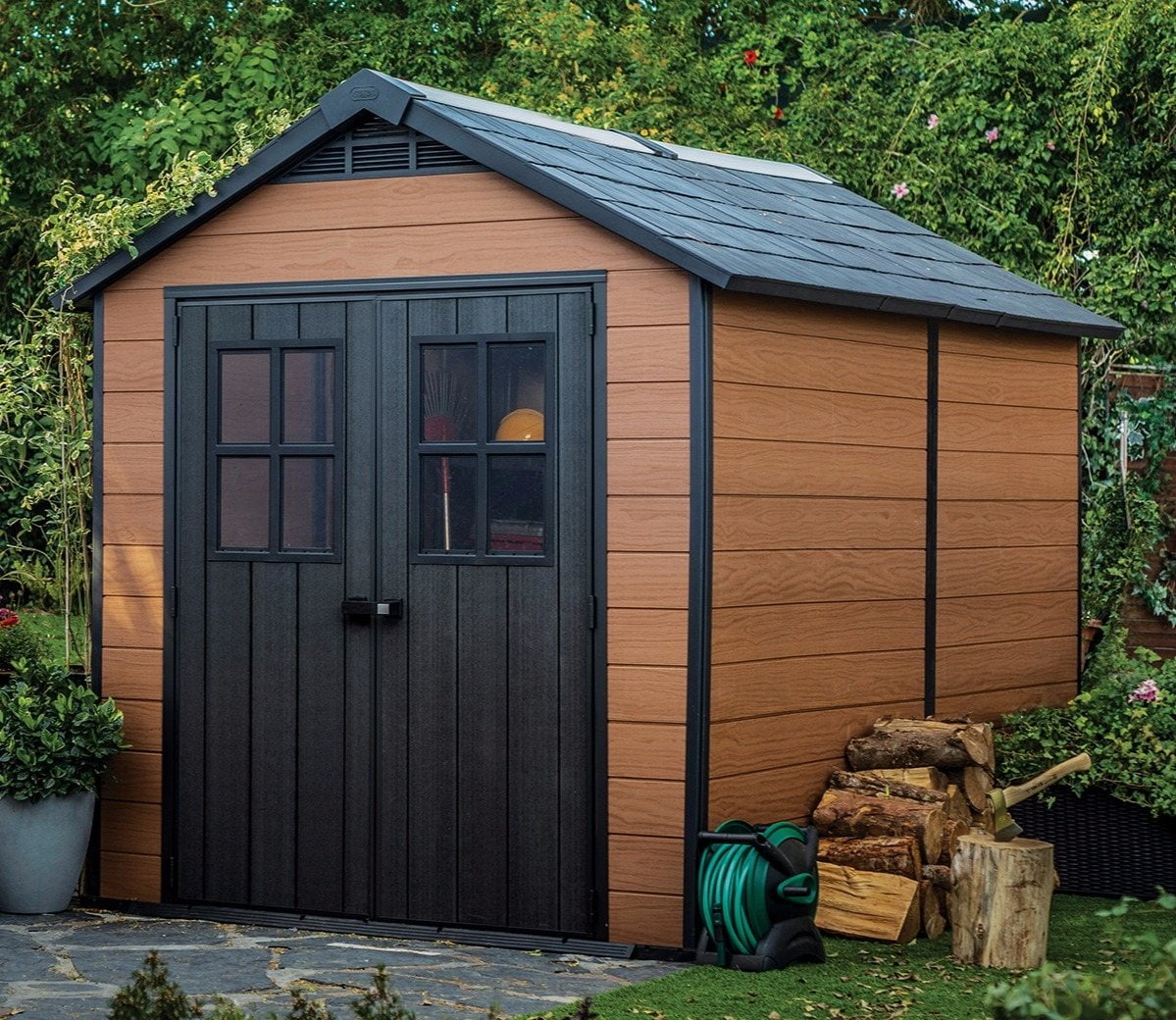 Keter Newton 7511 Outdoor Storage Shed - Garden Sheds NZ