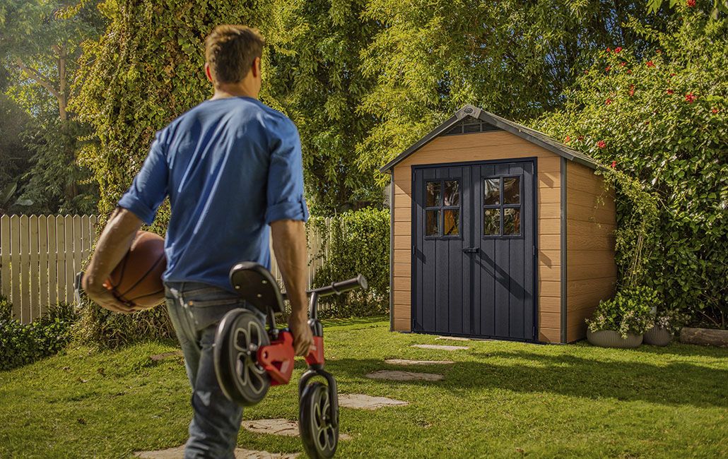 Keter Newton 757 Outdoor Storage Shed - Garden Sheds NZ