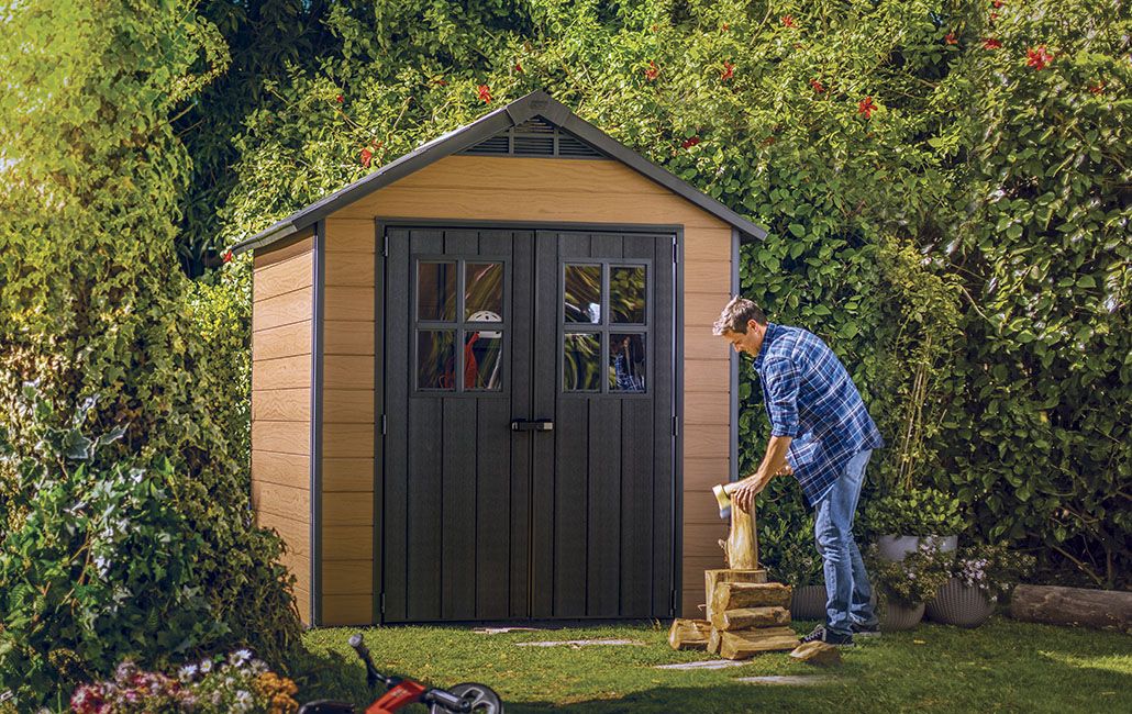 Keter Newton 757 Outdoor Storage Shed - Garden Sheds NZ