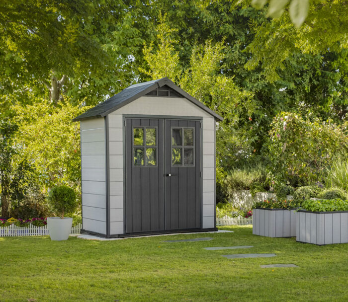 Keter Oakland 754 Outdoor Storage Shed - Image 2